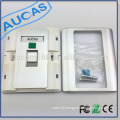 CE RoHS Certificate 1/2/4 Port Faceplate For Networking Keystone Jack